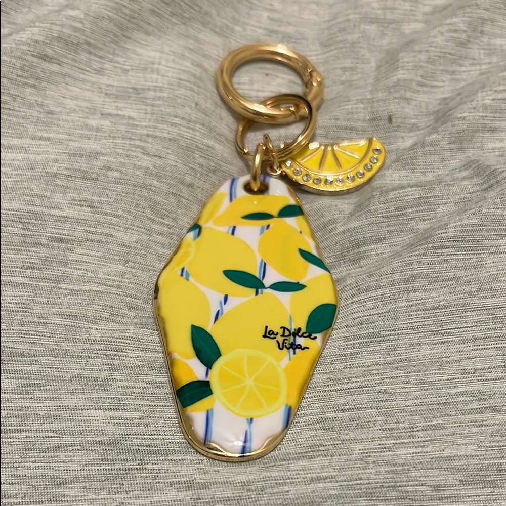 Le Dolce Vita Lemon Keychain by Piper K